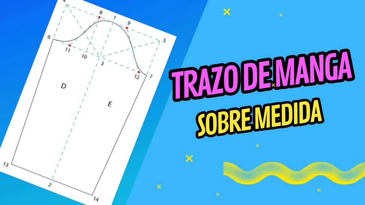 004.TRAZO DE MANGA BASICA SOBRE MEDIDA.