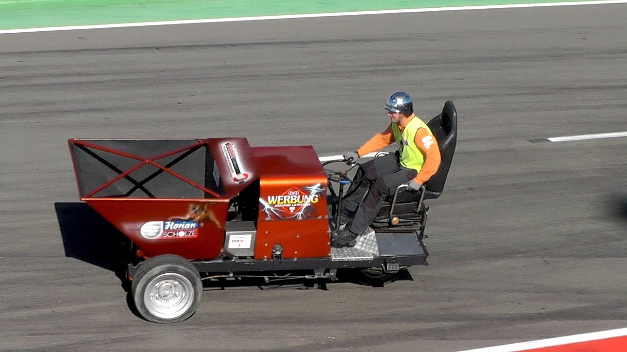 Racing with DUMPERS The Weirdest thing I've ever seen! HD Lausitzring
