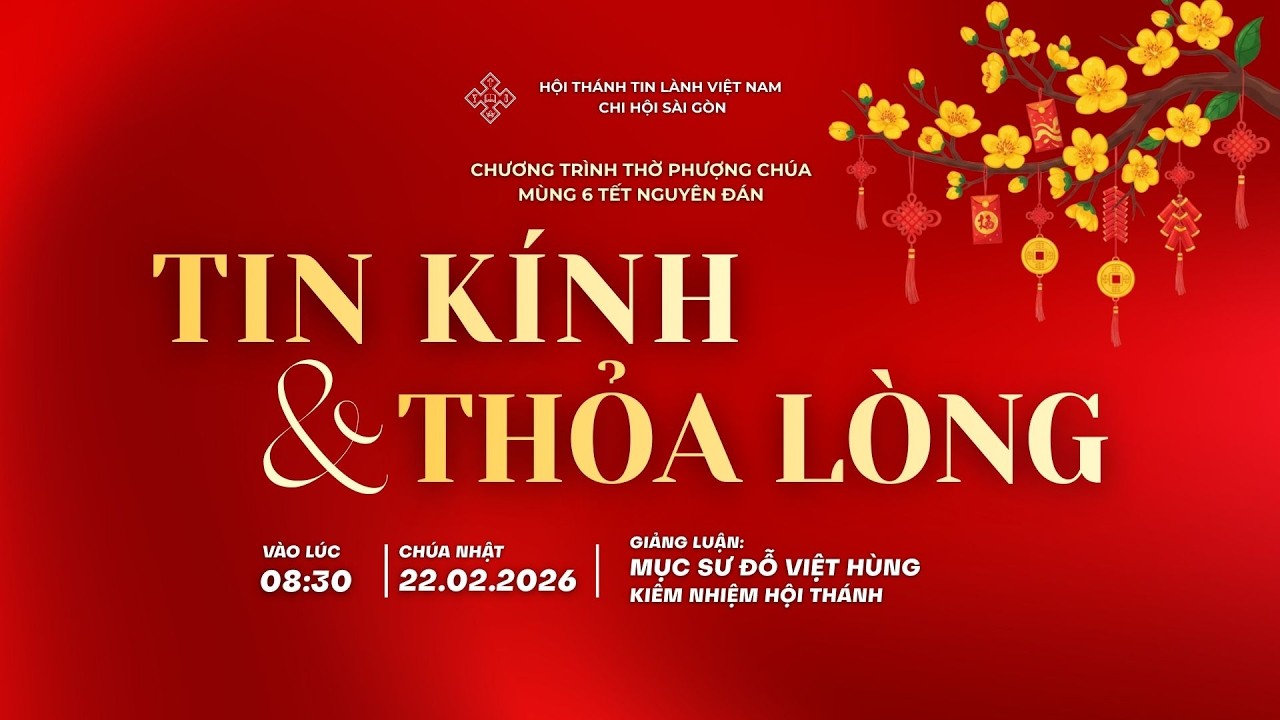 CHƯƠNG TRÌNH THỜ PHƯỢNG CHÚA MÙNG 6 TẾT | 