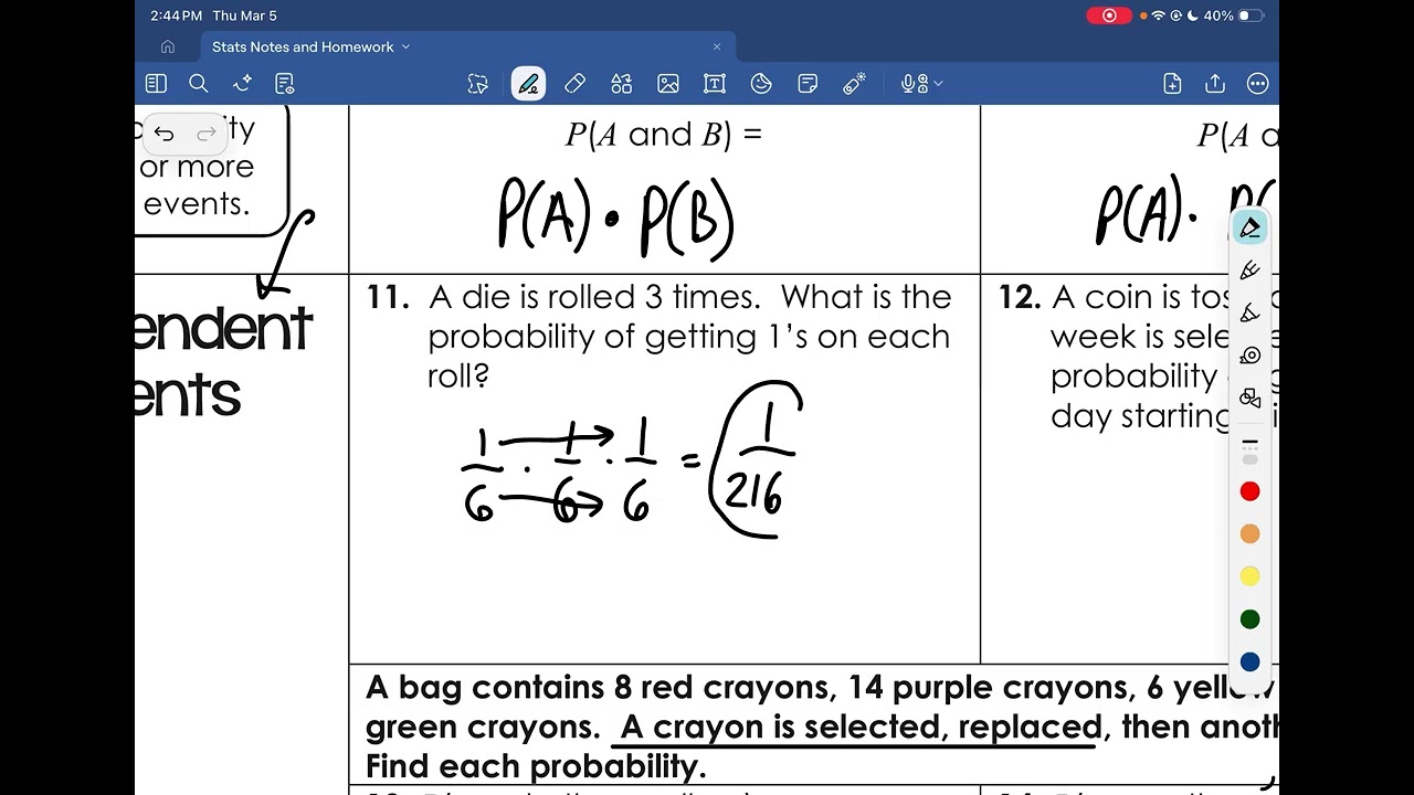 Alg 2 Stats Unit Lesson 2