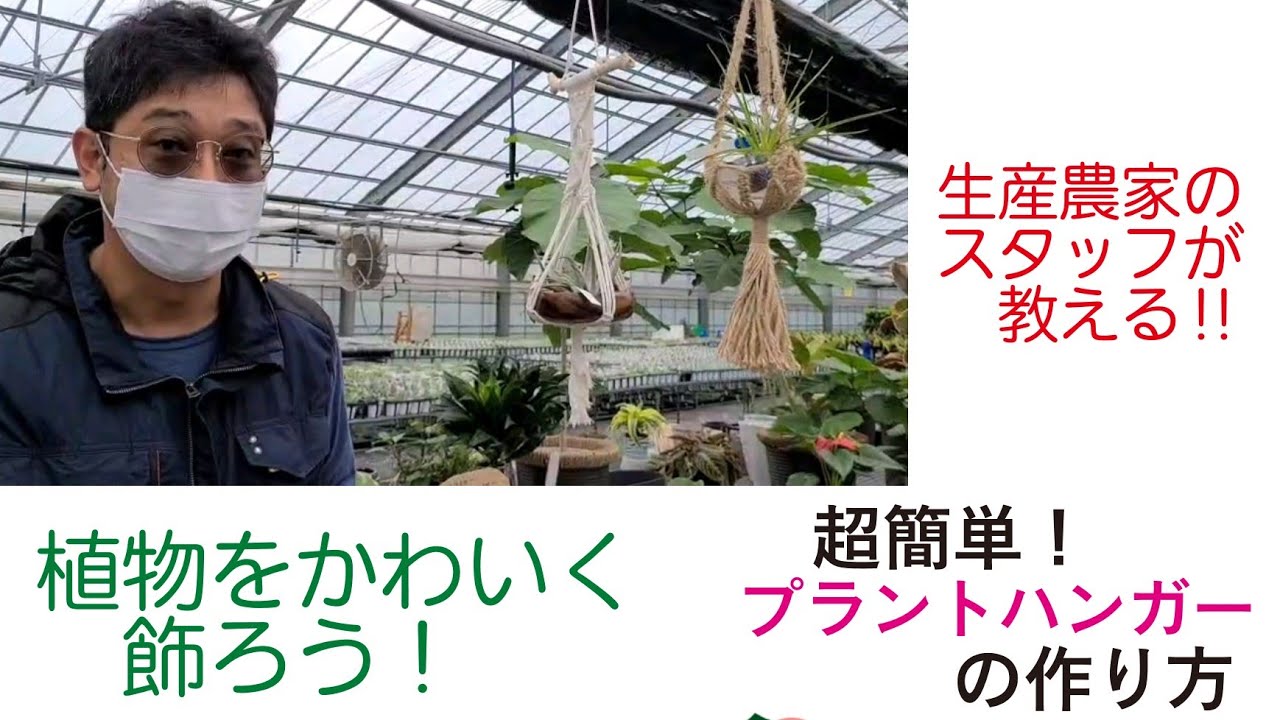 超簡単！プラントハンガー作ってみました～