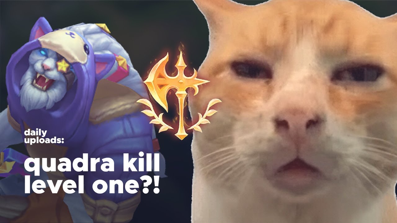 CONQUEROR Rengar Level 1 Quadra?!