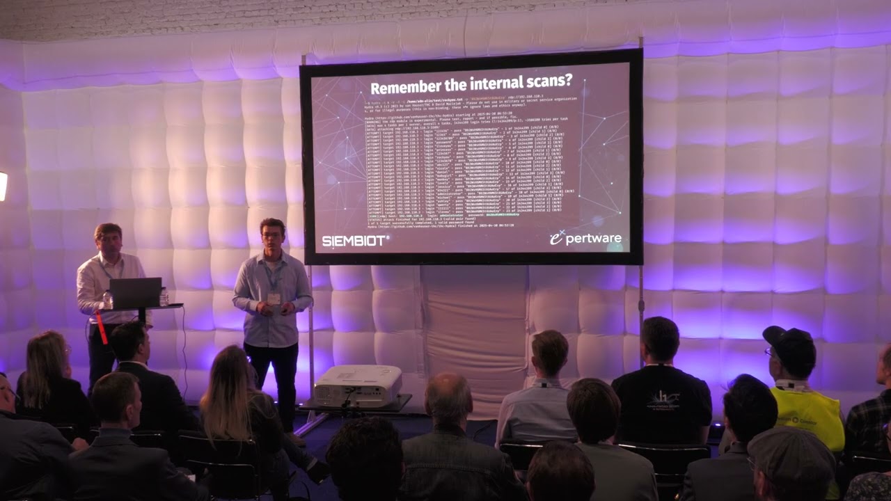Expertware SIEMBIOT Live Demo at @cyberseceurope8816