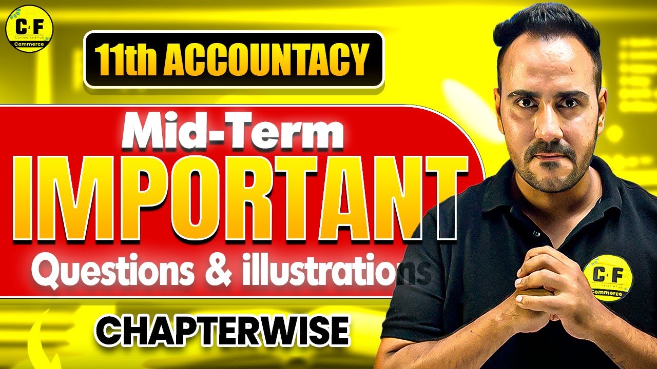 Score 95% in Accountancy! 🔥 | Class 11th Most Expected Questions | Mid Term Special | Ushank Sir
