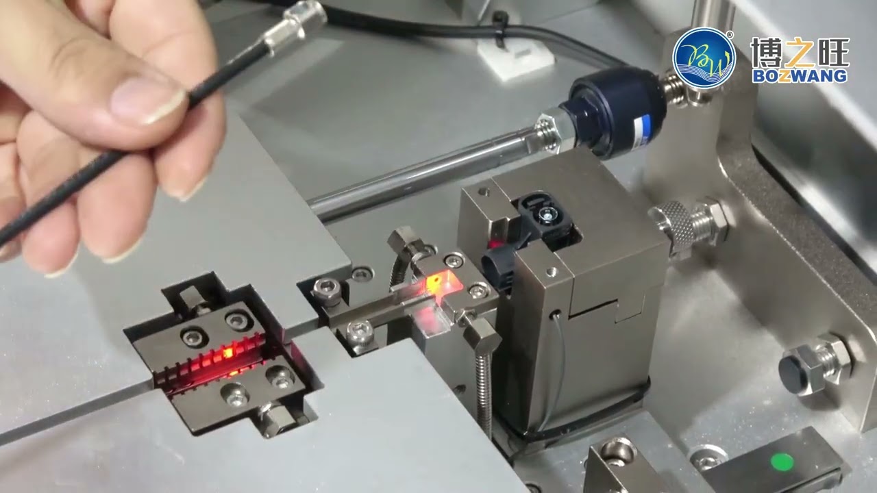 Fakra Elbow Connector: Crimping, Assembly & Inspection — All-in-One Machine Demo (BZW-FS9001)