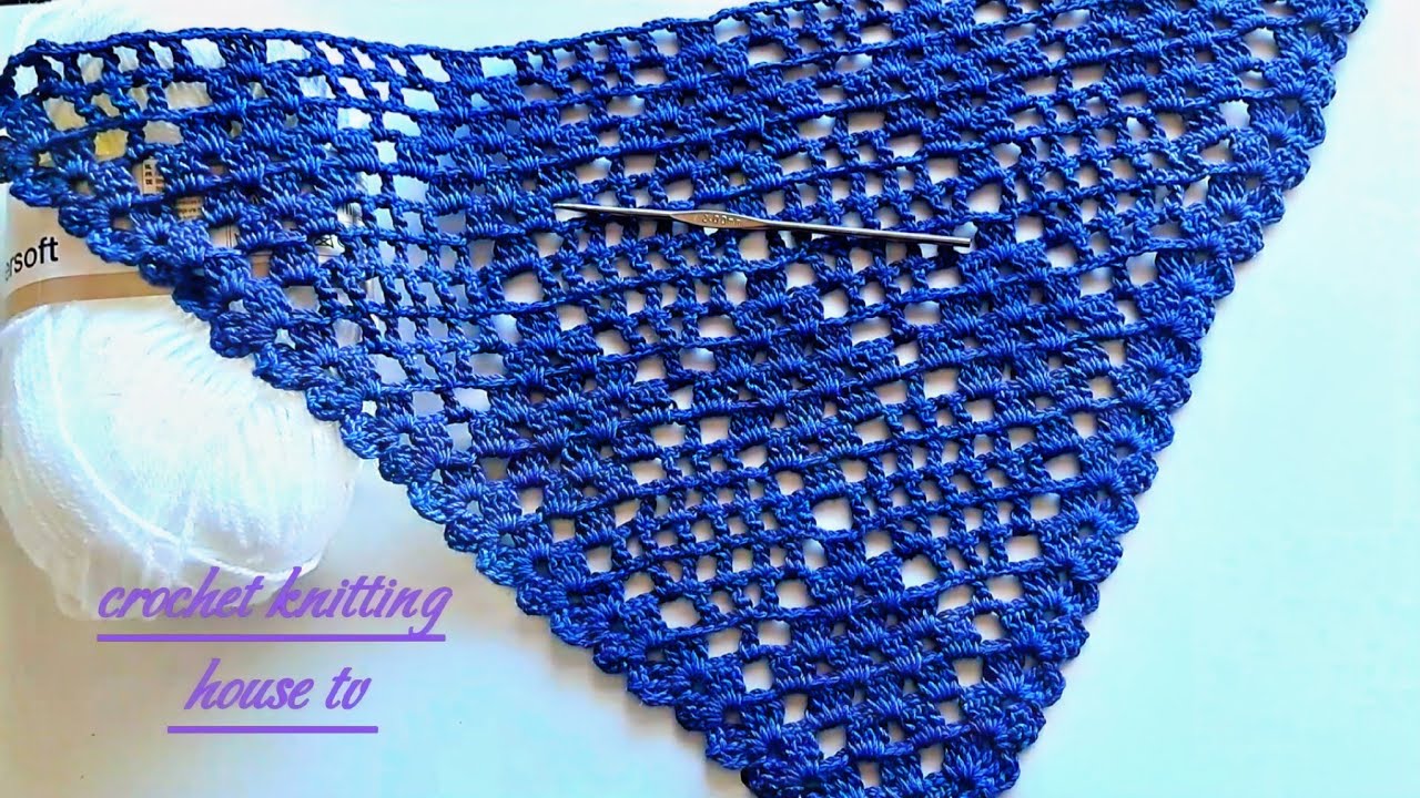 wow❗️le plus beau le plus facile châle au crochet pour débutants vous allez l'appliquer vite