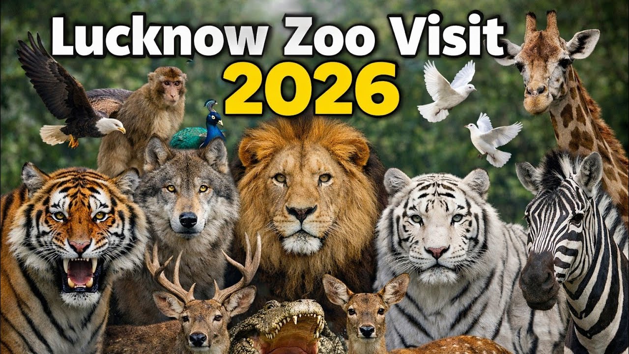 Lucknow Zoo Visit 2026 | Amazing Wildlife & Animals 🦁🐅 #zoo  #lucknowzoo #wildlife #familyvlog 
