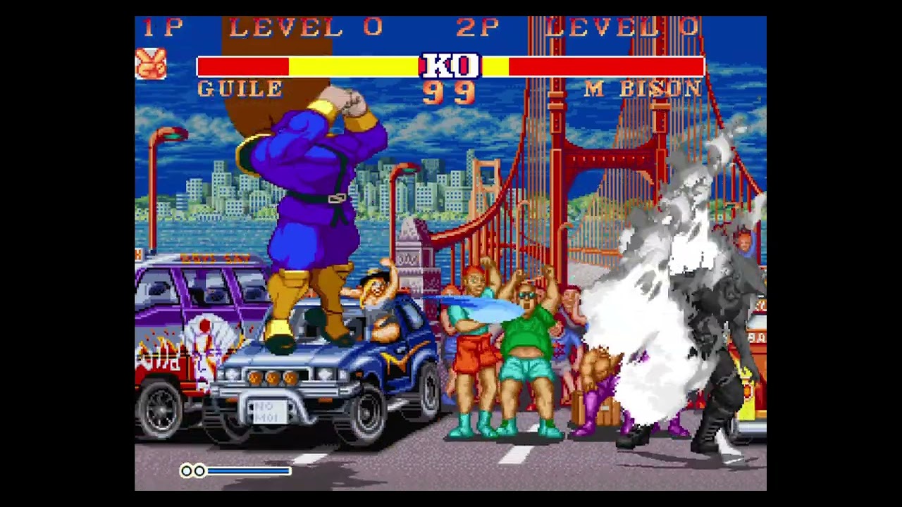 BEST MUGEN FIGHTS GUILE vs M.BISON