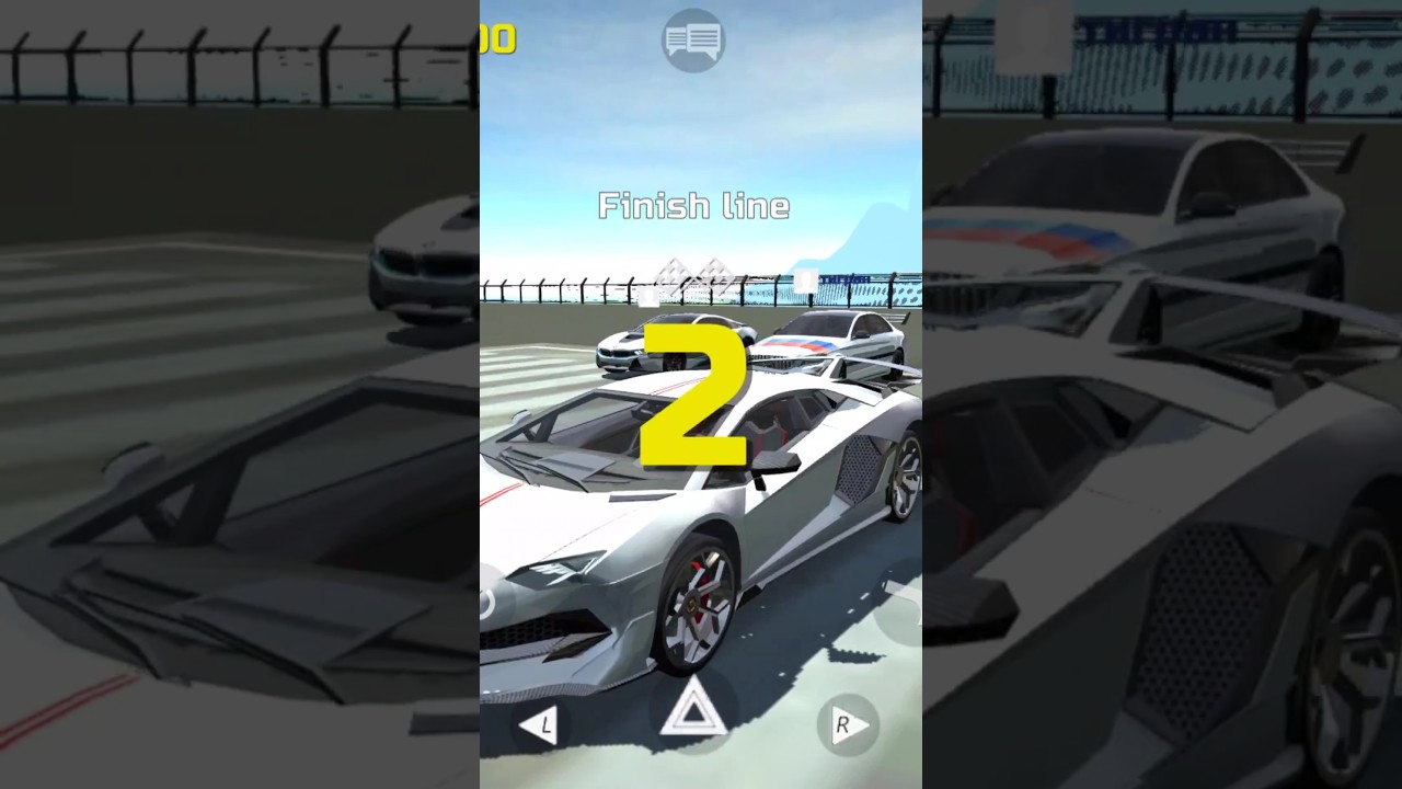 Car Simulator 2 | Race Glitch | Lamborghini Aventador SVJ in Airport | 400m Race | Android Gameplay