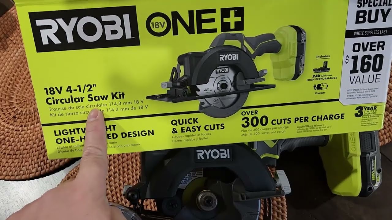 Дисковая пила Ryobi 4-1/2 дюйма