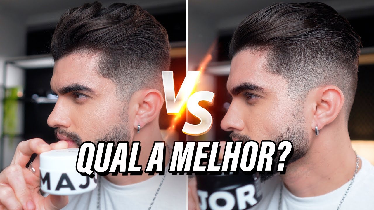 POMADA Efeito Seco VS Efeito Úmido | Estilizando o Cabelo com pomadas da MAJOR