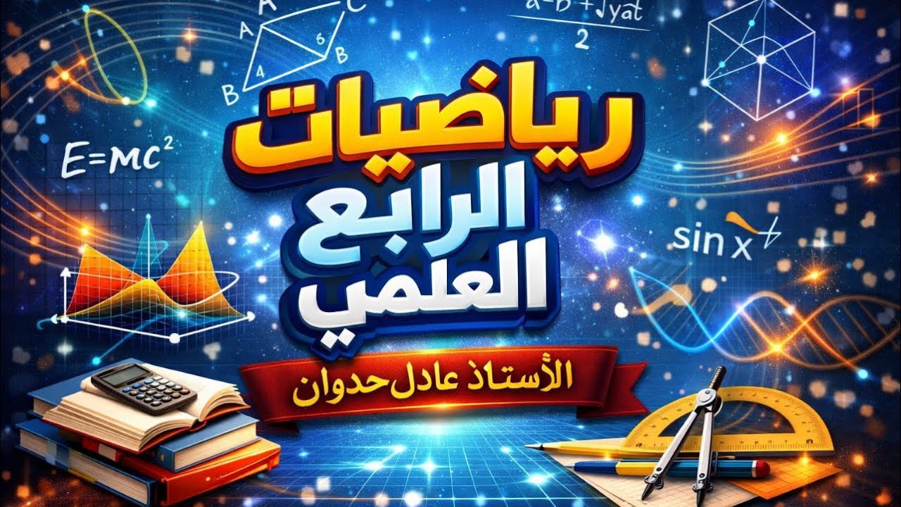 محاضرةً الرابعةً للفصل الثالث رياضيات الرابع العلمي 