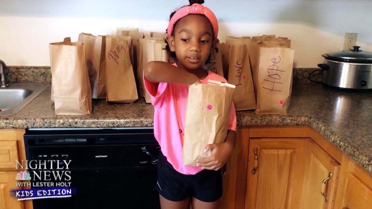 Inspiring Kids: First Grader Donates Care Packages To Homeless Shelters | Nightly News: Kids Edition