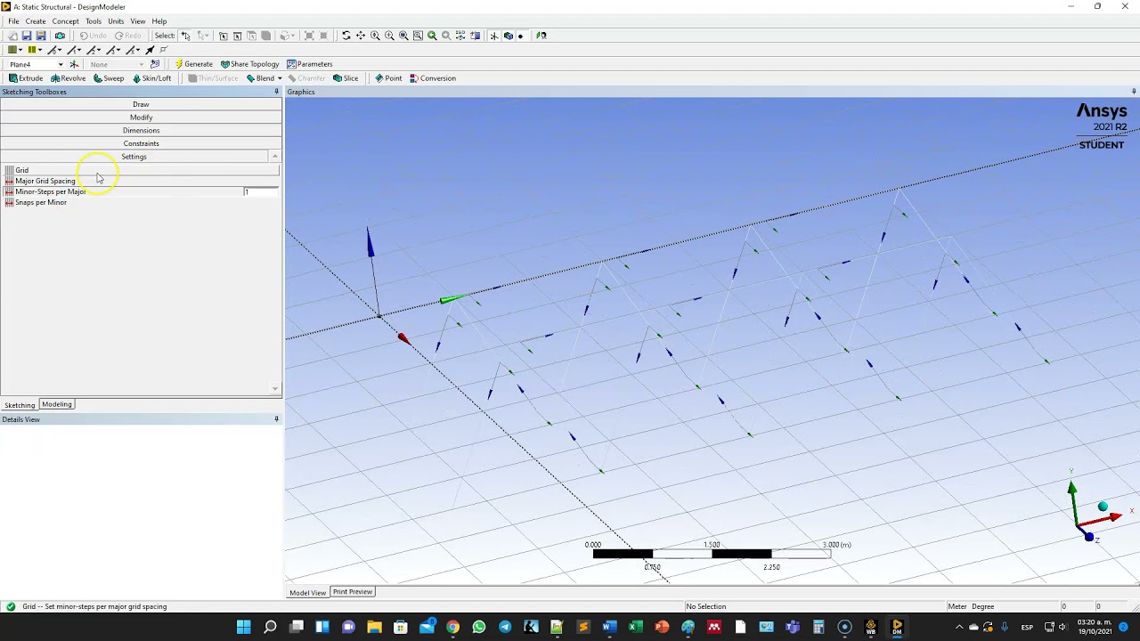 Practica 16 - Análisis estático de una estructura tipo puente en ANSYS