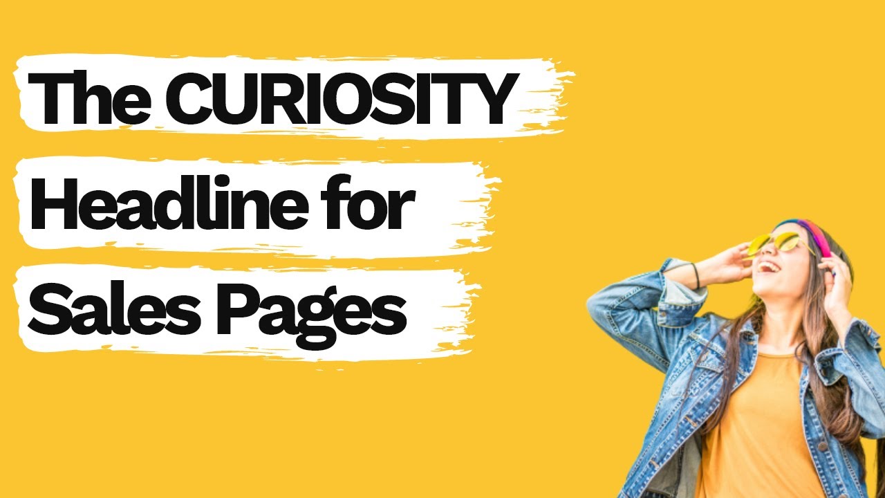 The Curiosity Headline Formula for your Course/Webinar Sales Page [+ A FREE SALES PAGE TEMPLATE]