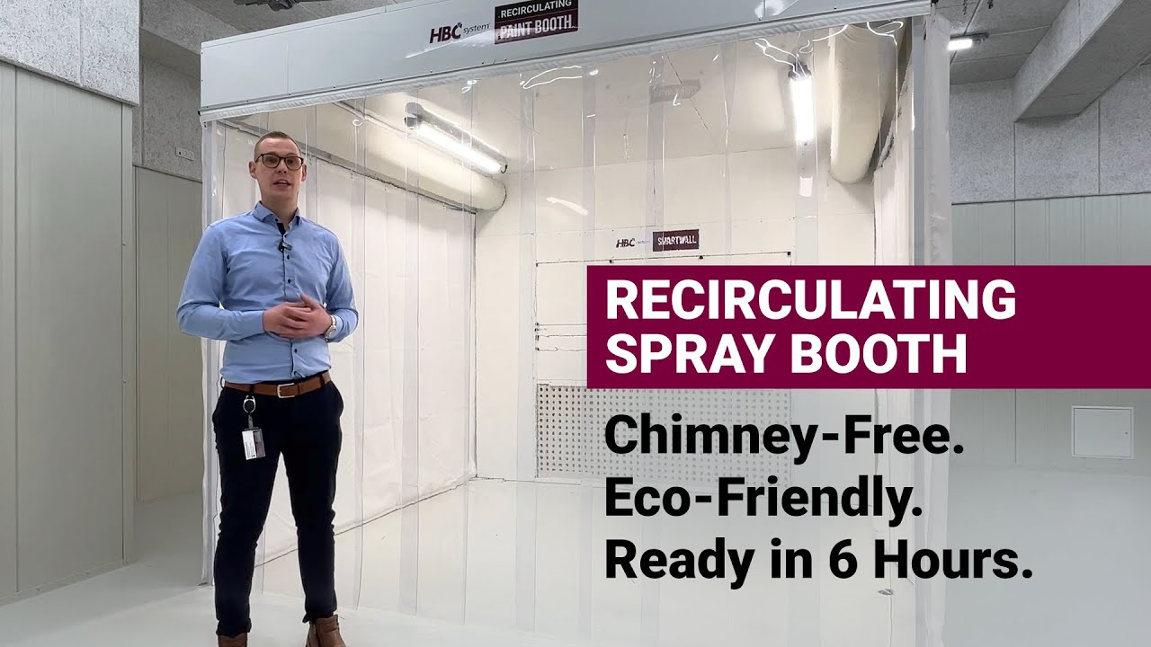 The Chimney-Free Recirculating Spray Booth