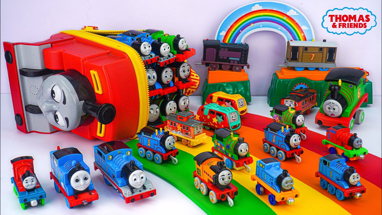 🚂💙 Thomas & Friends Track Toys Collection ASMR | Let’s Cross the Magic Rainbow Bridge! 🚊✨