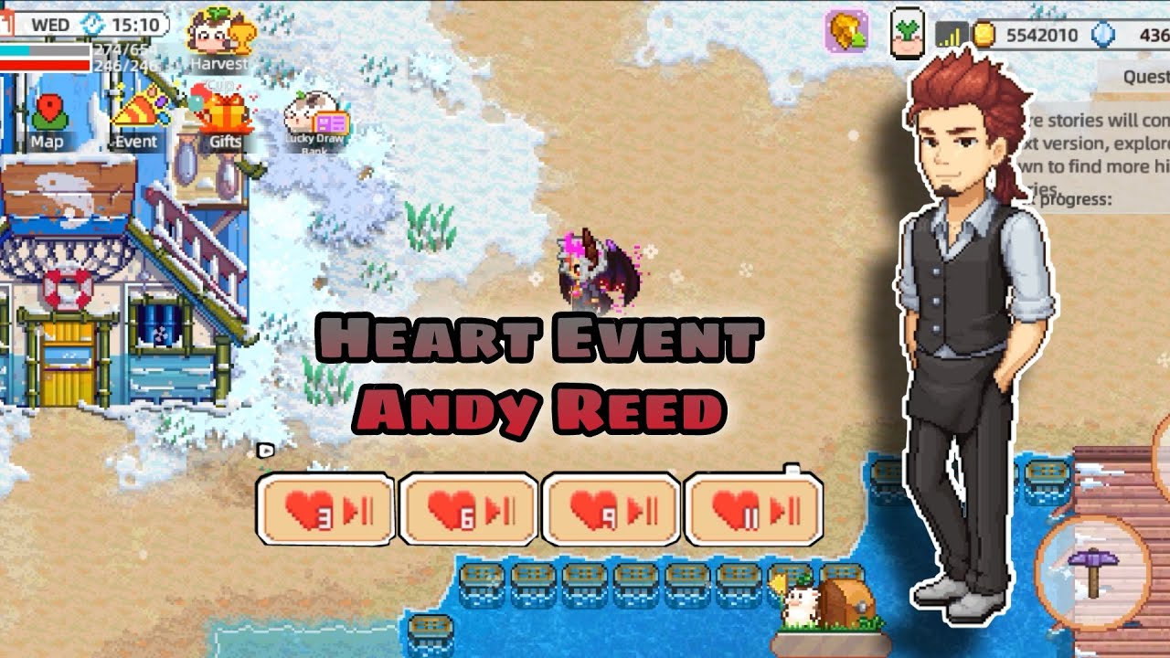 Heart Event Andy Reed (Sub Indonesia) | HARVEST TOWN