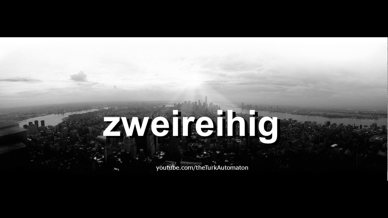 Как произносится zweireihig на немецком языке?