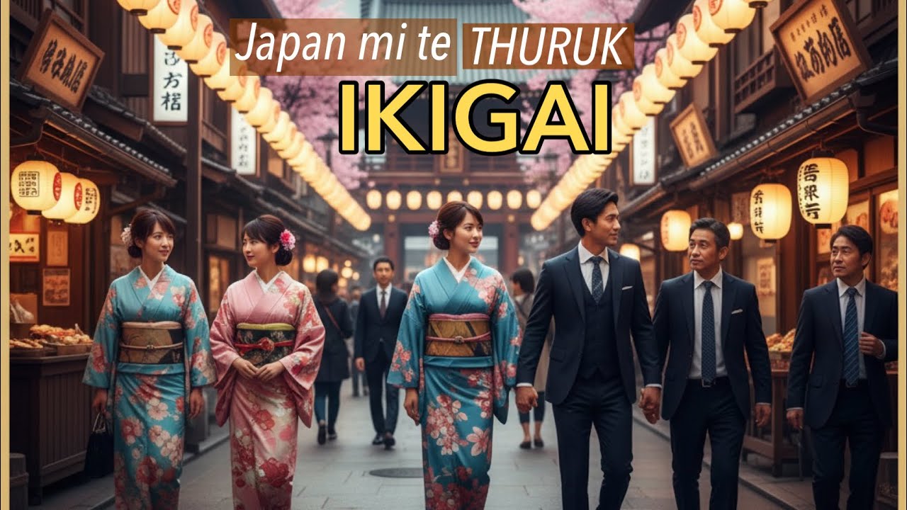 Japan mi te Hlawhtlinna, Dam rei na thuruk - IKIGAI kha i hre ve tawh em?