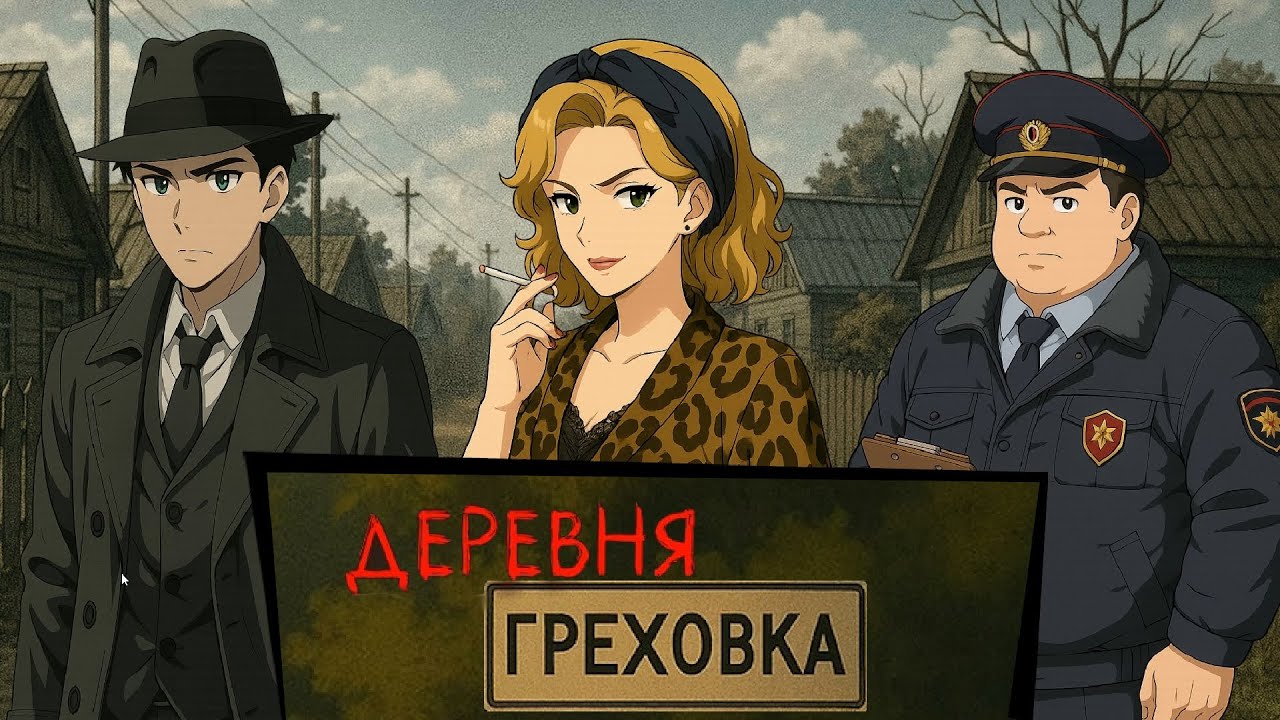 GREXOVKA VILLAGE - Gameplay [Visual novel/Investigation/Detective/Humor]