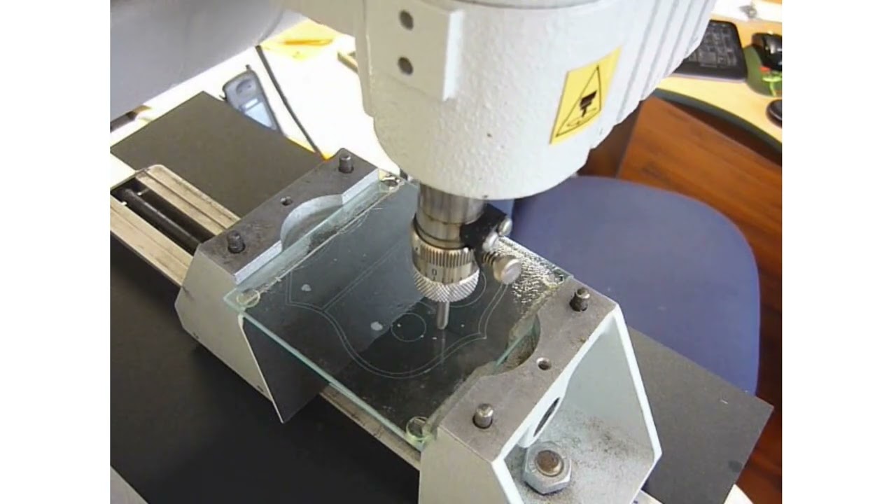 Engraving a Glass Coaster