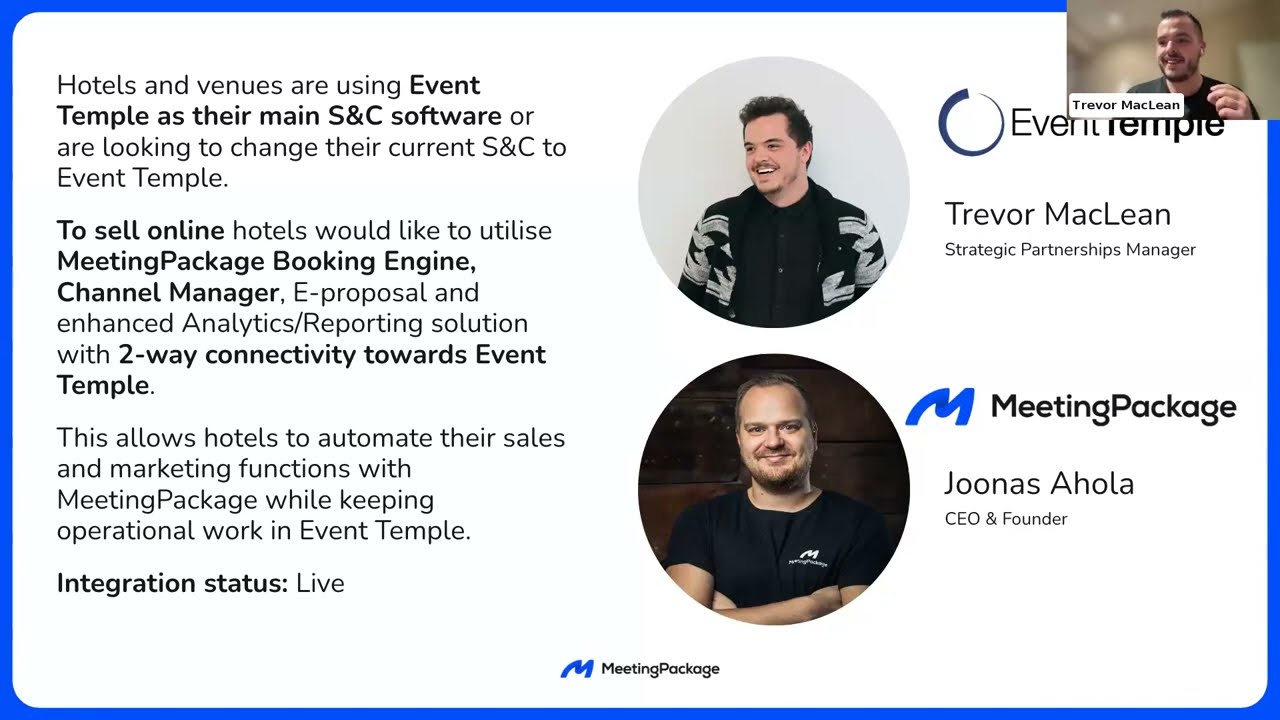 The Future of Sales and Catering with Event Temple and MeetingPackage