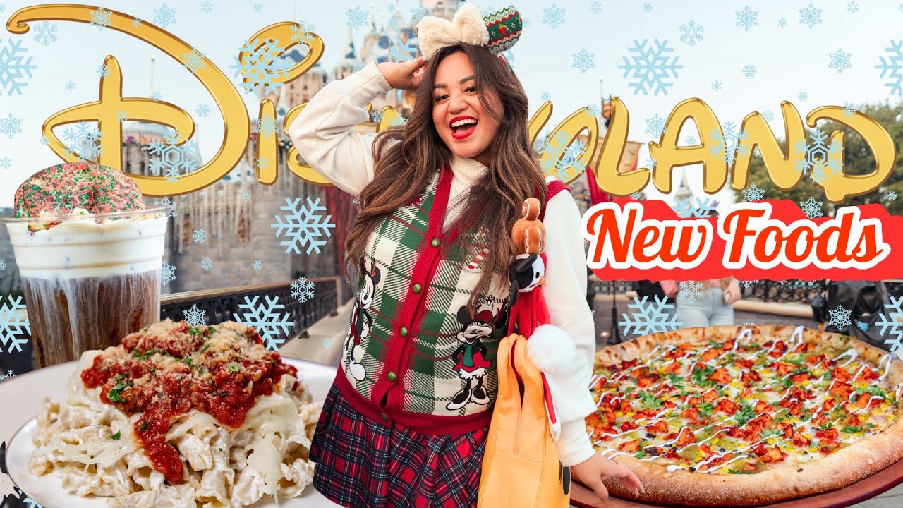 🎄☃️🎅🏼 MORE HOLIDAY FOOD AT DISNEYLAND | BEST COLD BREW AT DISNYELAND RESORT 🎄☃️🎅🏼