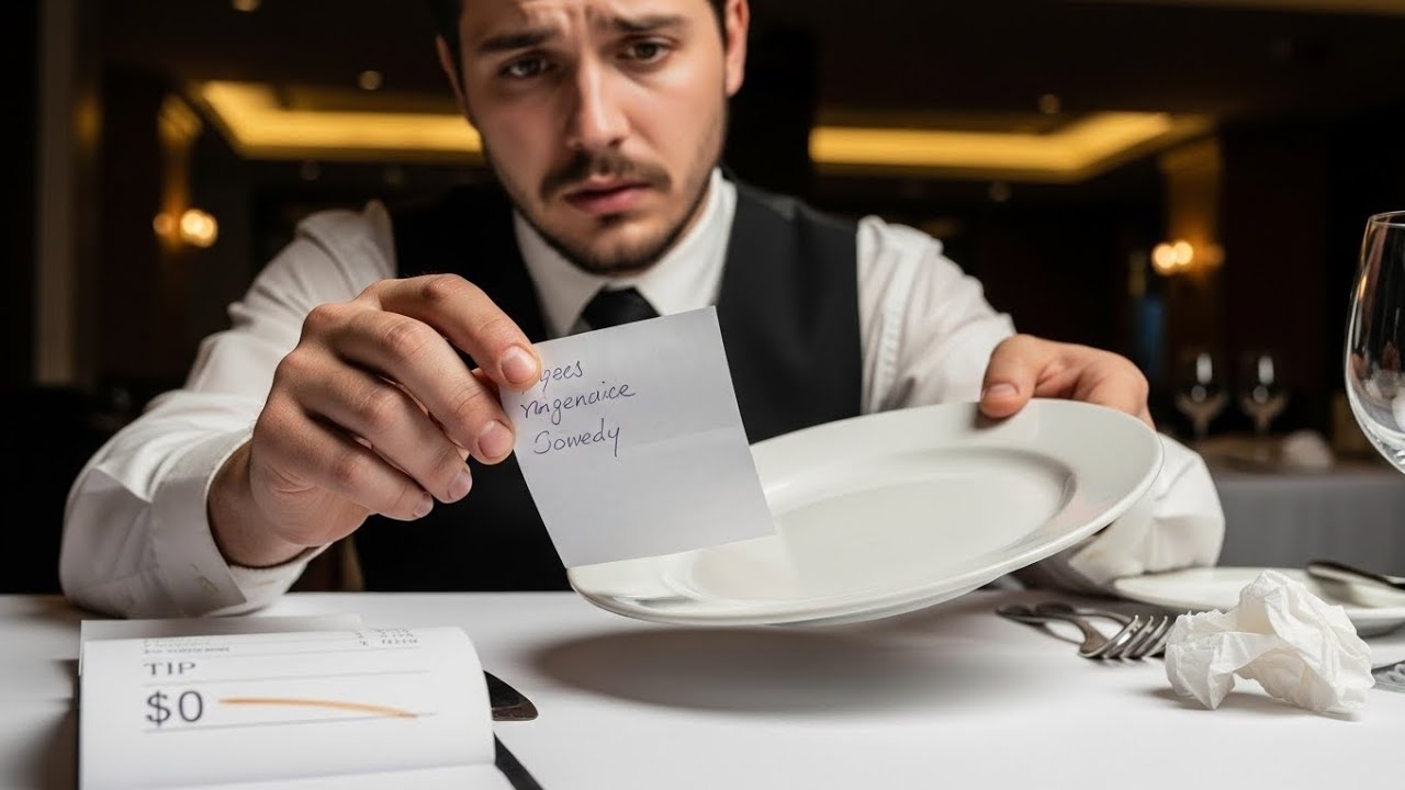 Billionaire Leaves a $0 Tip&mdash;Waiter Discovers a Life-Changing Hidden Note
