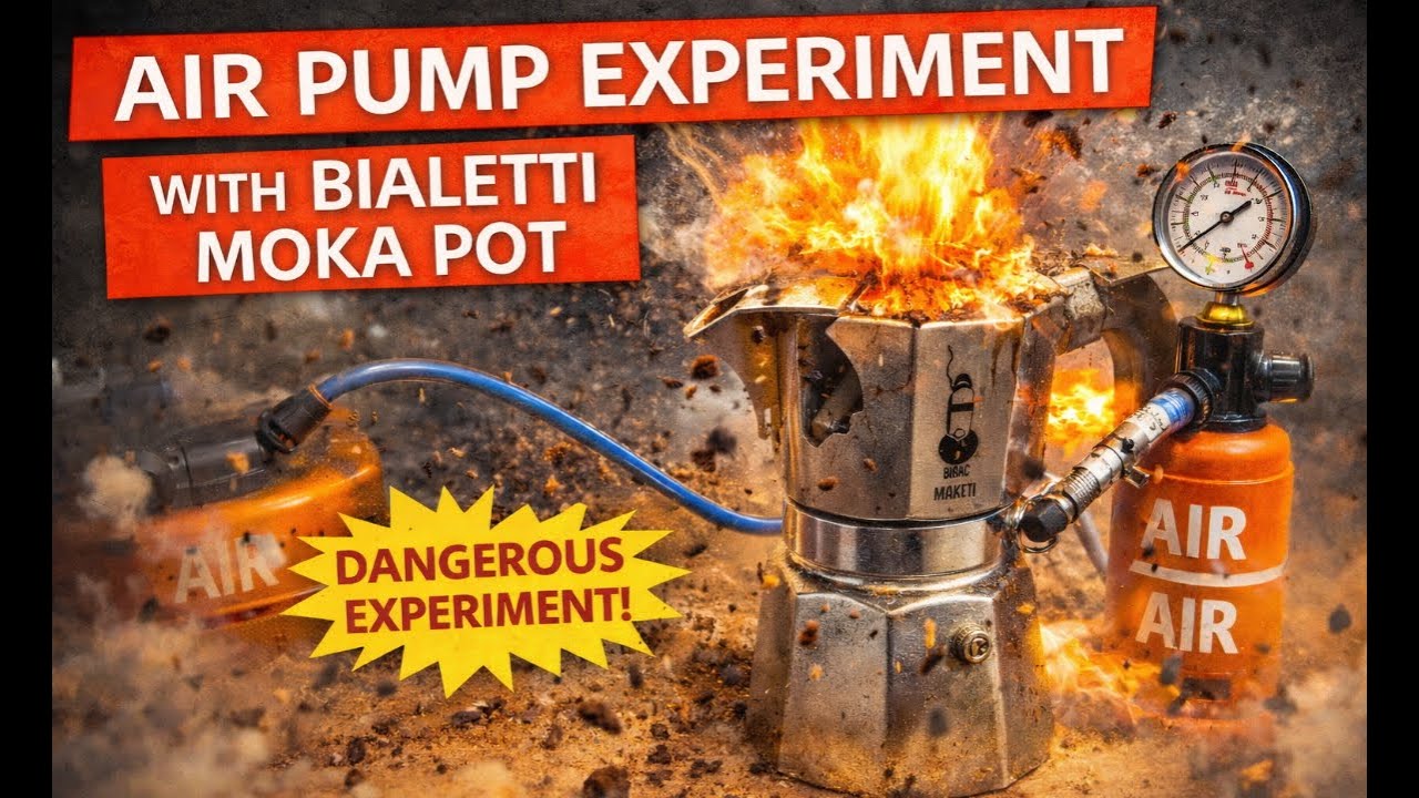 Air Pump Experiment with a Bialetti Moka Pot – What Really Happens?