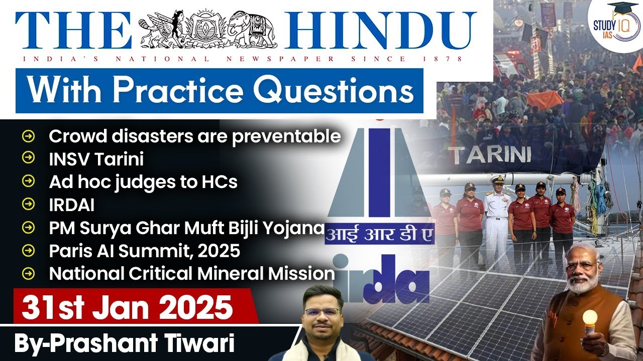 The Hindu Analysis | 31st January 2025 | The Hindu NewsPaper Today With Practice Questions