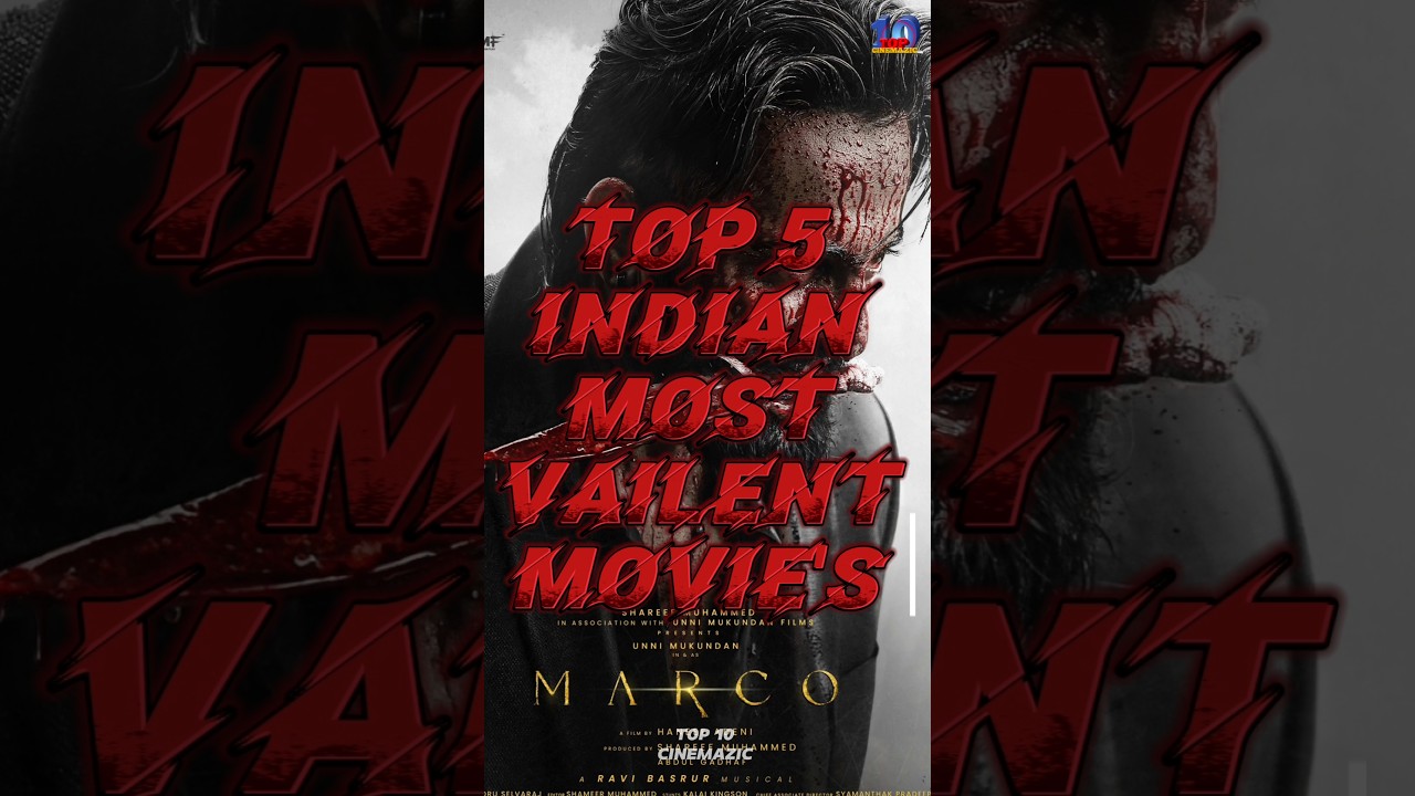 TOP 5Most Violent Brutal Indian Action Movies like Marco || TOP 10 CINEMAZIC #marco #pushpa2