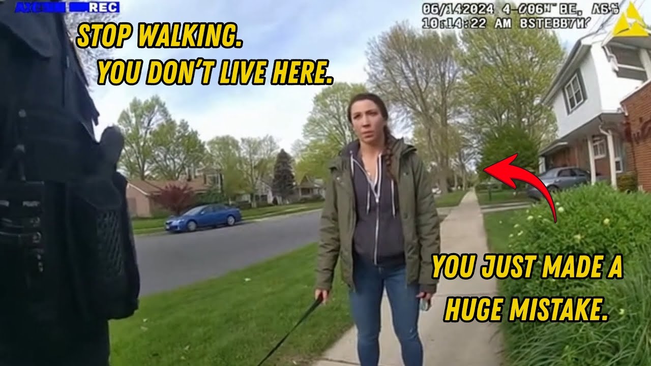 Racist Cop Confronts Black Woman Walking Her Dog — She’s a Family Court Judge