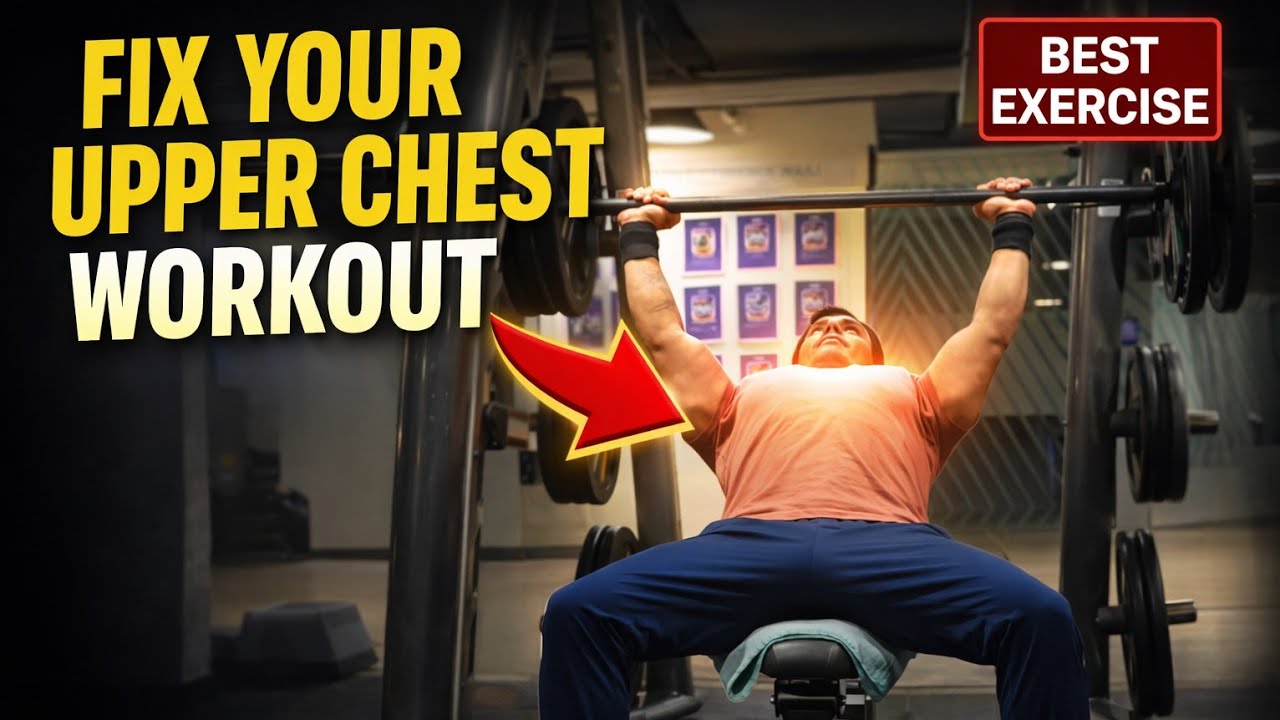 Best Upper Chest Workout at Gym | Build Bigger Chest Faster (Science-Based Exercises)