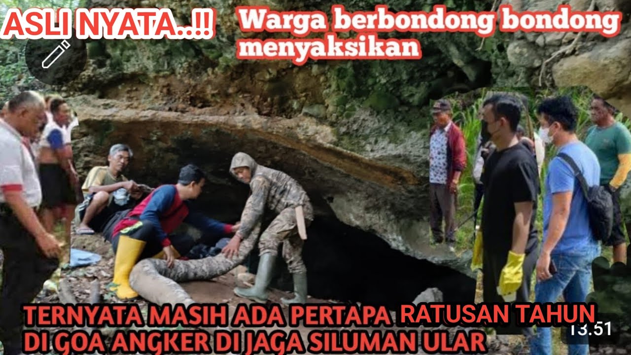 ORANG BERTAPA RATUSAN TAHUN DI JAGA ULAR SILUMAN DI DALAM GOA KERAMAT