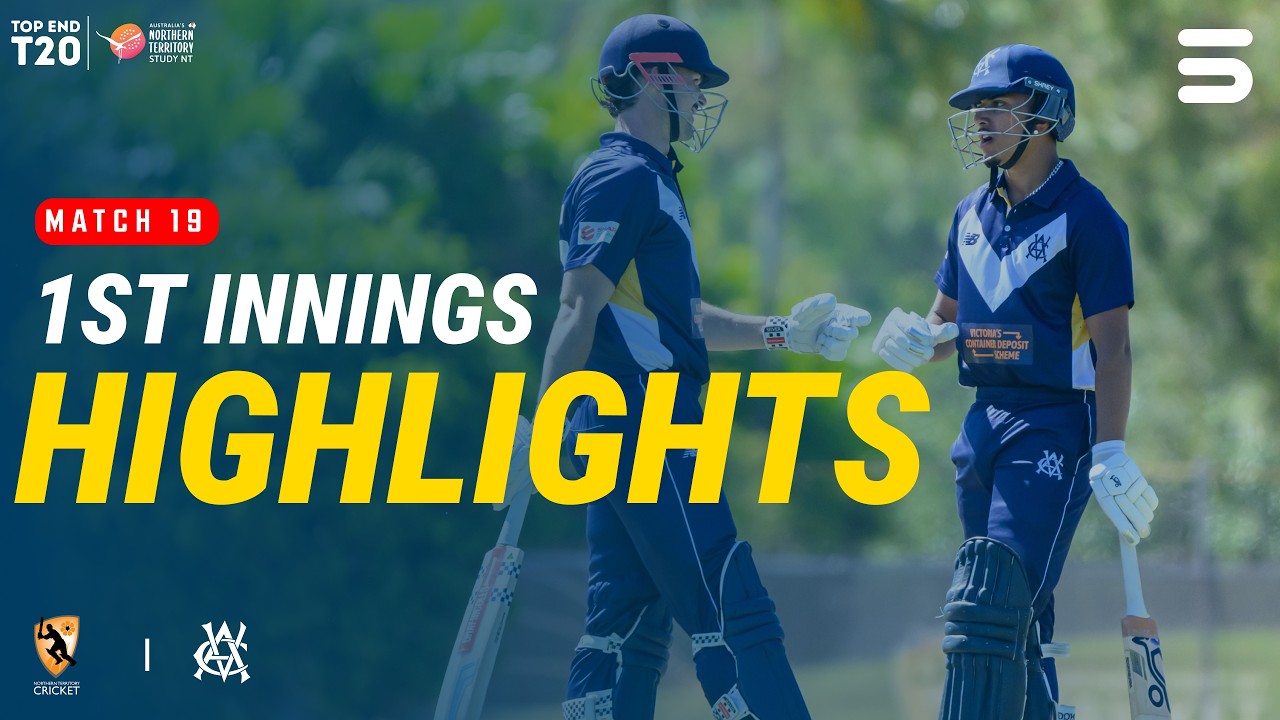 1st Innings Highlights | NT Strike vs Victoria CA XI | Top End 2026 | Match 19 | DXC | ZP1K