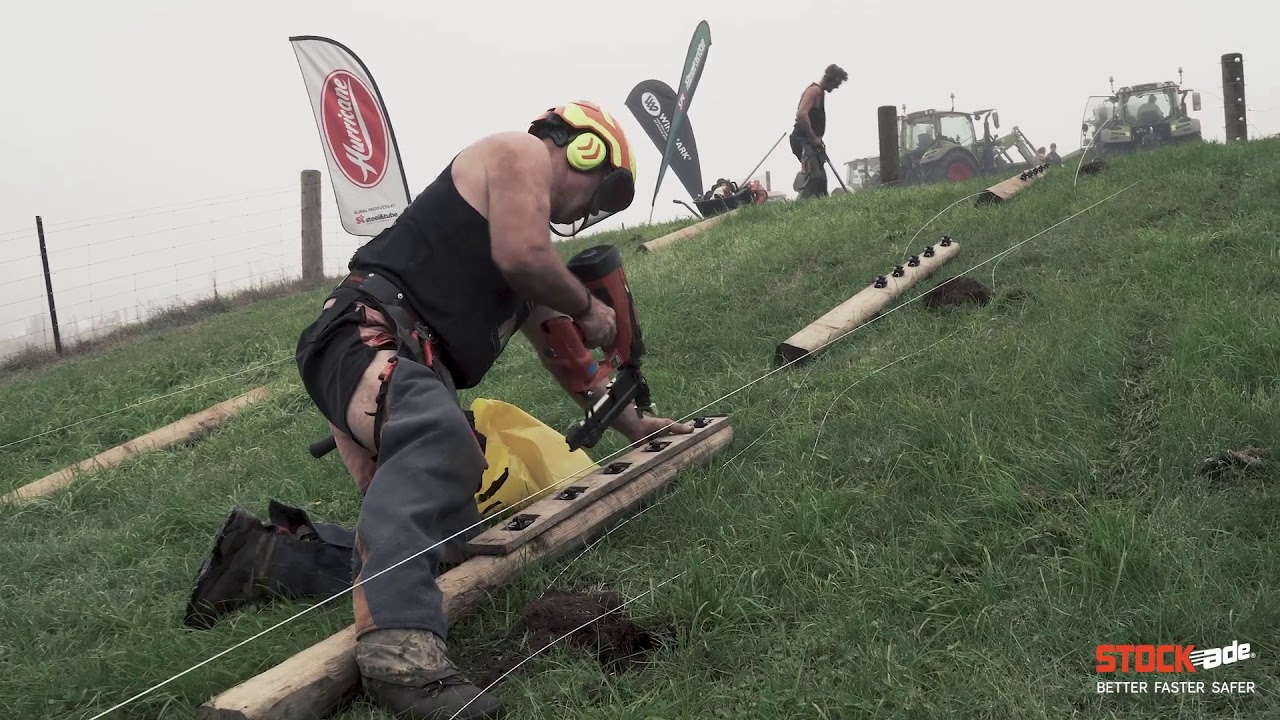 STOCKade ST400i in action at the 2019 NZ Fencing Competition at Fieldays
