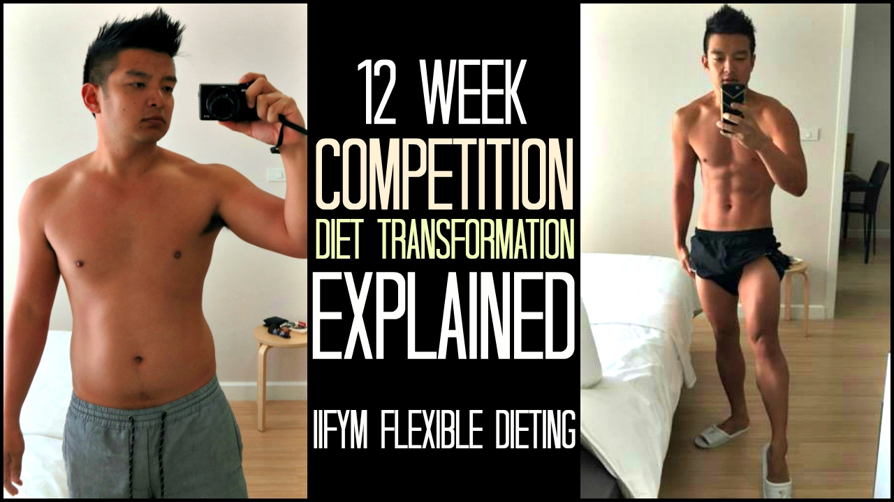 12 Week Competition Diet Transformation Explained IIFYM Flexible Dieting