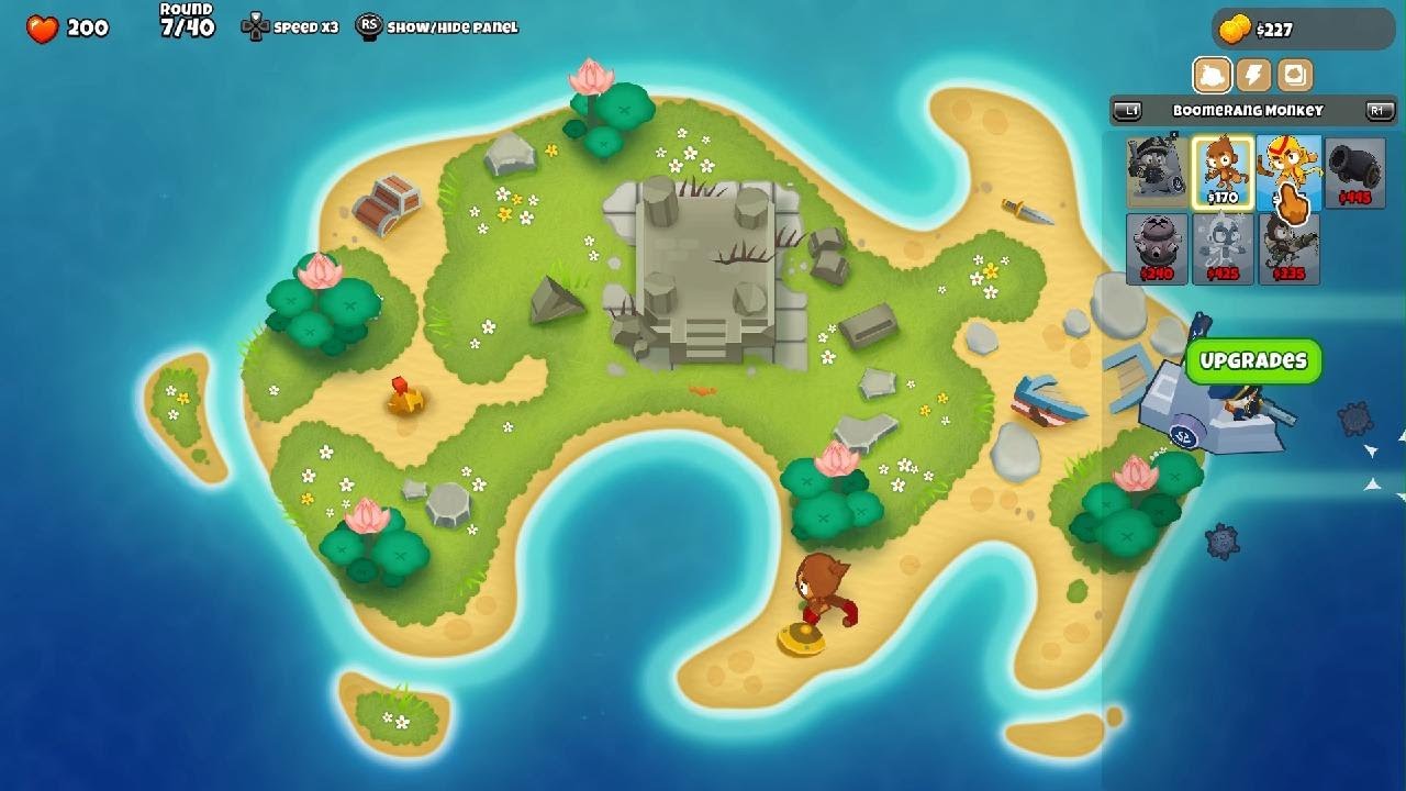 Bloons TD 6 - Lotus Island - Easy - Primary Only - SUCCESS!