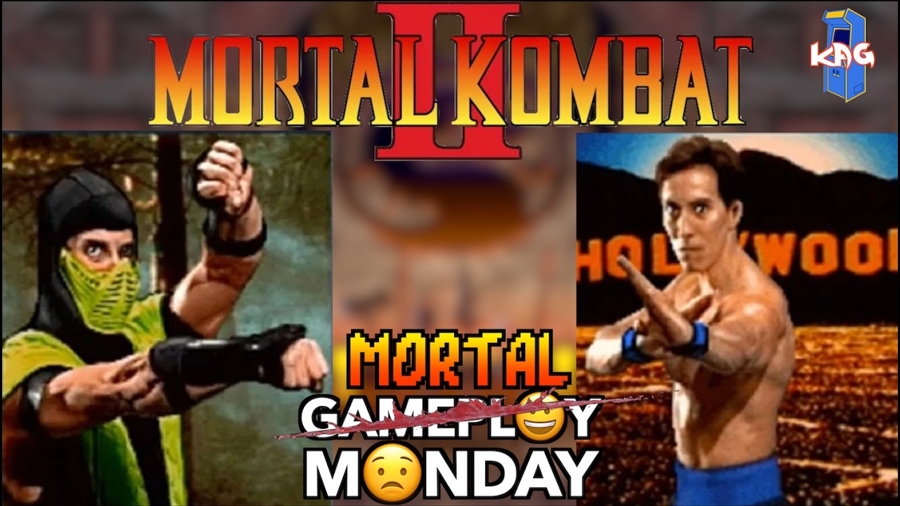Mortal Kombat II Arcade with Reptile & Johnny Cage Double Feature! | Mortal Monday Challenge