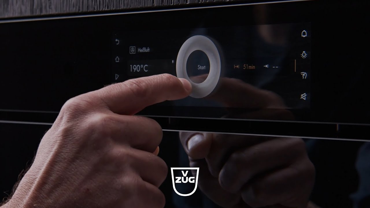 V-ZUG Steamer & oven: Getting to grips with the touchscreen display