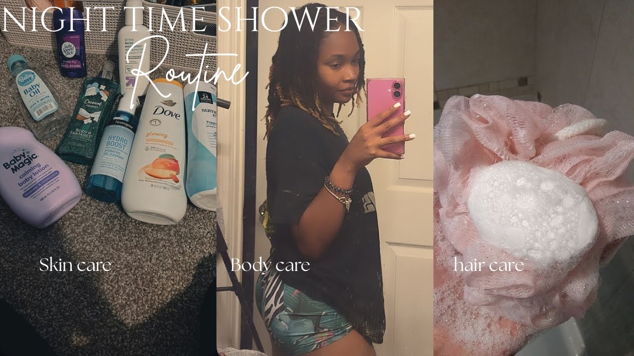 Wash Away Your Day with a RELAXING Night Shower! || skin care, body care, hair care