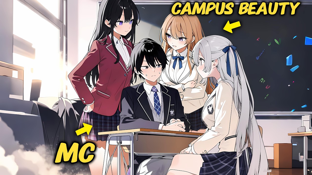 He Got Surrounded by 3 Campus Beauties After One Seat Change and Learned ALL Their Secrets!