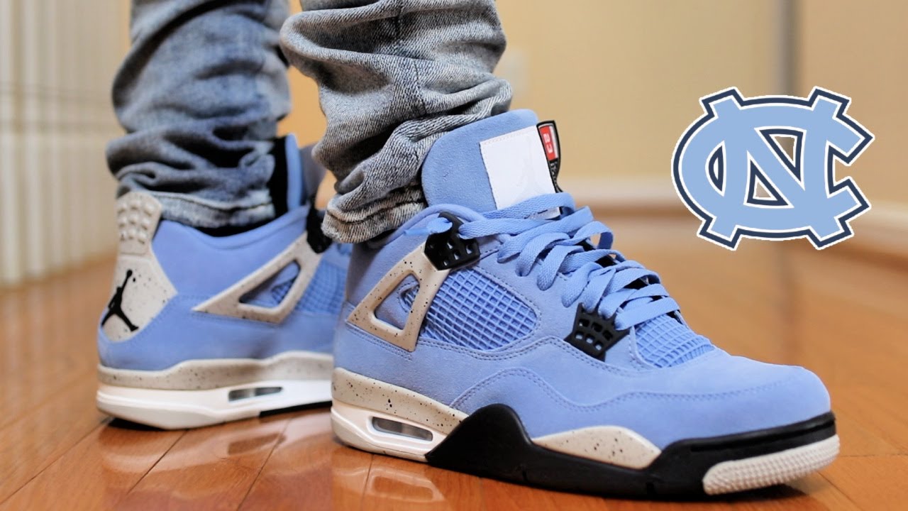 JORDAN 4 "UNIVERSITY BLUE" REVIEW & ON FEET "MUST COP" 🔥🔥