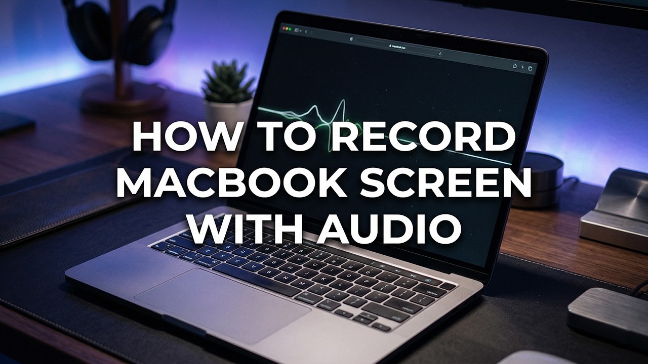Как записать экран MacBook со звуком (бесплатный и простой способ)
