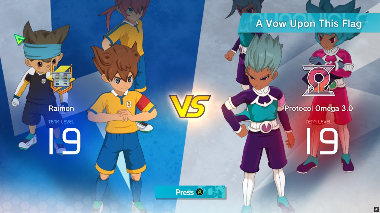 Inazuma Eleven : Victory Road : Raimon VS Protocol Omega 3 0  A vow upon this flag