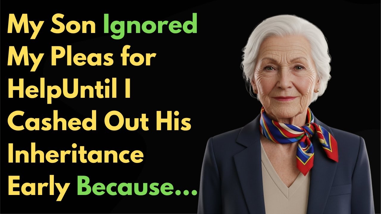 My Son Ignored My Pleas for Help—Until I Cashed Out His Inheritance Early.