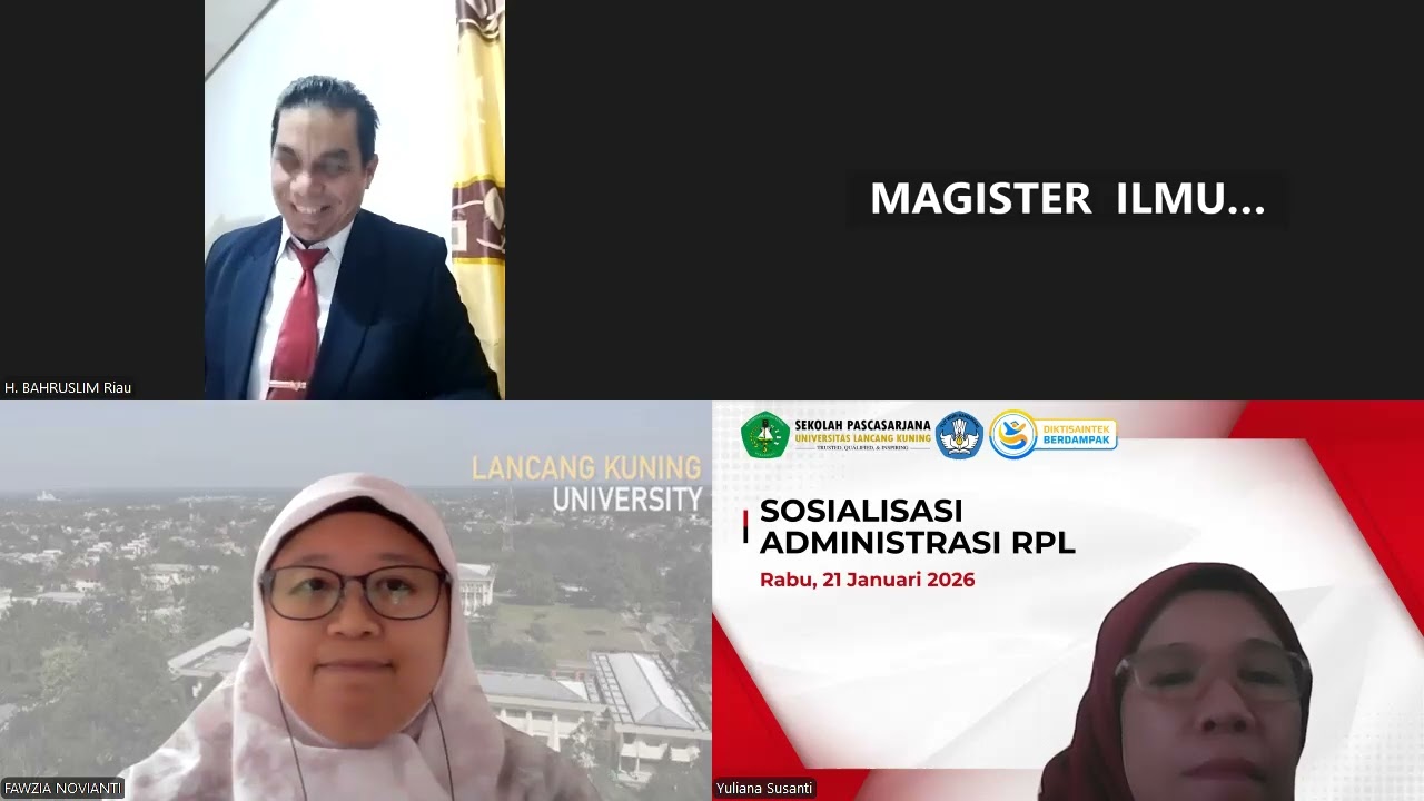 UJIAN VALIDASI PENGGANTI TESIS MAHASISWA BAHRUSLIM