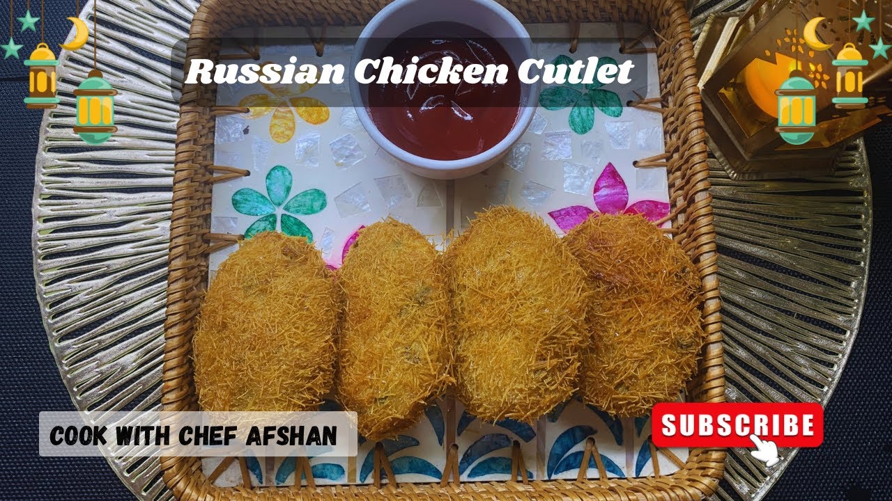 Ramadan Series Ep:-11 Crispy Russian Chicken Cutlet Recipe | Perfect Chicken Cutlet For Iftar | 