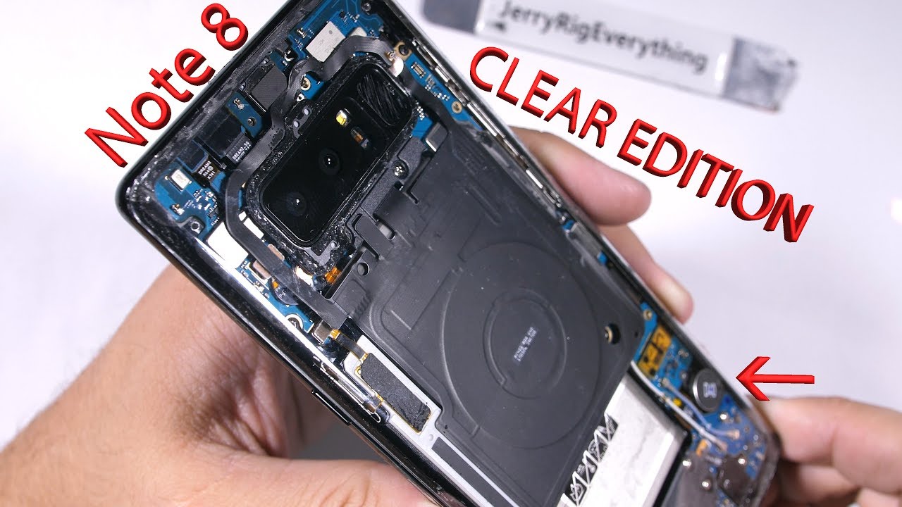 Note 8 CLEAR EDITION! - Totally Transparent Samsung Note 8